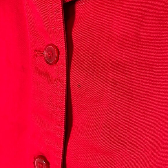 Casual Corner Annex Red Coat Women's Medium Petite - Picture 8 of 16